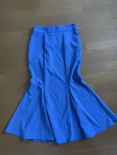 青色 マーメイドスカート