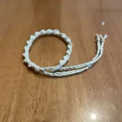 【ミサンガ】パステルカラー　ライトグリーン