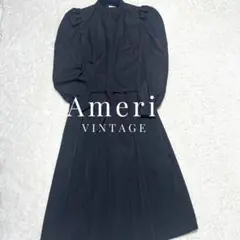美品 Ameri PUFF SLEEVE SET UP DRESS 定価2.4