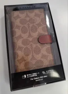Galaxy S23 Ultra コーチ（R）ブックタイプケース