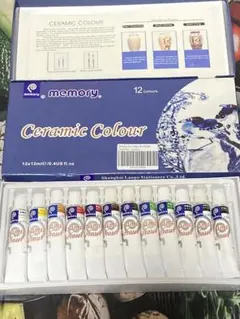 陶器用絵の具 セラミックカラー　セラミックペイント　顔料　陶器絵具　12ml