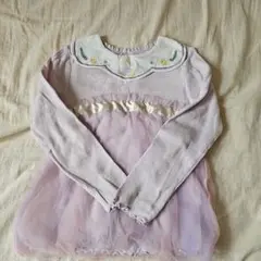 cottoli 薄紫色の長袖カットソー ラプンツェル