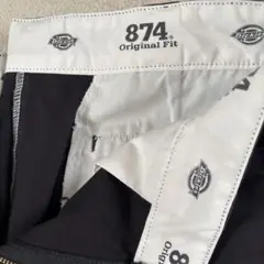 Dickies 874 Original Fit ブラックワークパンツ