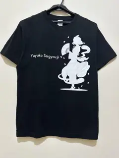 東方project 幽々子 シルエット Tシャツ 黒