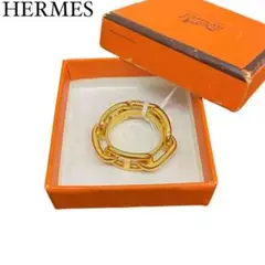 ✨極美品✨ ✨HERMES✨ スカーフリング ゴールド アクセサリー