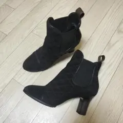 キルティング サイドゴア ショートブーツ モノグラム