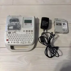 TEPRA SR150 ラベルプリンター 18mm幅　＋　テープカートリッジ2個