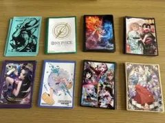 ワンピース・デュエルマスターズ等スリーブ8種各１０枚セット