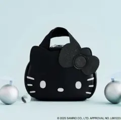 HELLO KITTY × BRILMY ズボラに優しいコスメポーチ BLACK