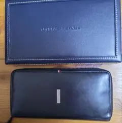 Tommy Hilfiger 長財布 黒 レザー