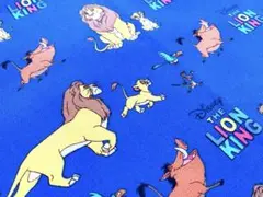 ★Disney★KOKKA★ライオンキング★オックス生地★ブルー★