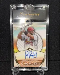 topps LUMINARIES Pujols プホルス　サインカード　auto Topps Albert Pujols Autographed Baseball Sports Trading