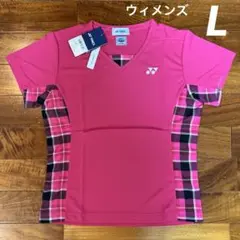 No.4622 YONEX ヨネックス シャツ ダーク ピンク L バドミントン