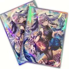 【300円オークション】原神 刻晴（こくせい） カードスリーブ 60枚セット