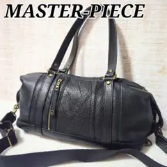 【MASTERPIECE マスターピース】2way ボストンバッグ 本革 レザー