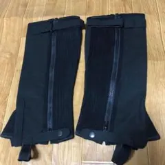 乗馬用品 乗馬チャップス klaus サイズ／XL ブラックカラー