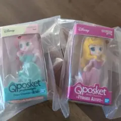 Qposket アリエル & オーロラ姫 2体セット