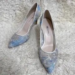 ✨未使用級✨ダイアナ DIANA パンプス【23】レース 絵画シリーズ モネ ✨未使用級✨ダイアナ DIANA パンプス【23】レース 絵画シリーズ