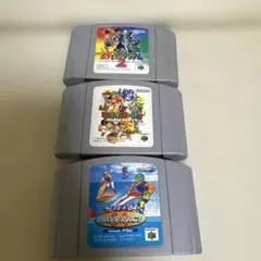 動作確認済Nintendo 64 ソフト3個