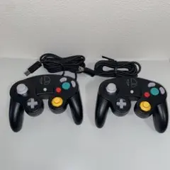 【GC】ニンテンドー ゲームキューブ コントローラ スマブラブラック