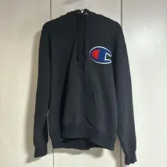 Champion ブラック パーカー X-LARGE