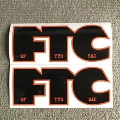 FTC ステッカー　SFジャイアンツカラー　2枚セット
