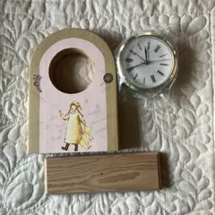 トールペイント作成途中時計