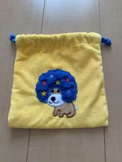アフロ犬　巾着