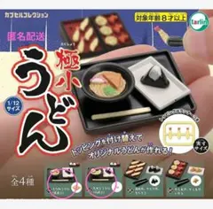ガチャガチャ☆極小うどん 　きつね・たぬきセット