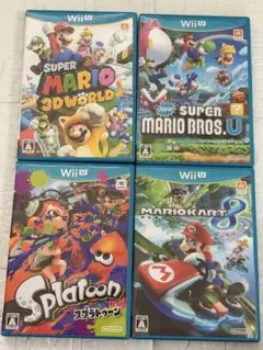 ⭐️24時間以内発送⭐️ WiiUソフトまとめ売り　4本セット マリカー