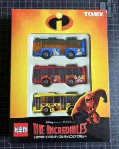 トミカ　Mr.インクレディブル ラッピングバスセット