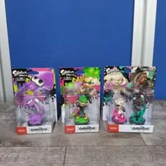 【新品未開封】amiibo ☆Splatoon フィギュア4体まとめ売り