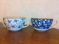 ぶるー浪漫　スープカップ　味噌汁カップ　2個セット