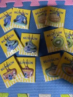POPPET SUNSUN パペットスンスン　チャーム全6種×2セット　ローソン