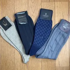 新品　DAKSなど 24-26cm ソックス 4足セット