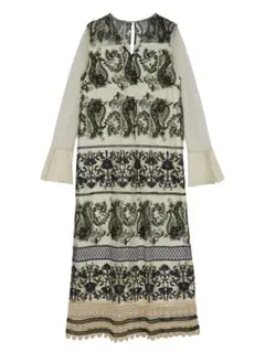 【新品】Ameri PAISLEY EMBROIDERY DRESS