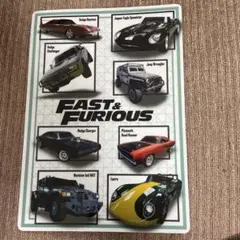 ワイルドスピード車図鑑下敷き