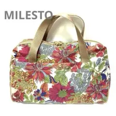 美品✨MILESTO ミレスト　ビックポーチ　トラベルバッグ　アンジェリカガーラ