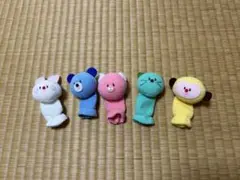 Hotman ホットマン 指人形 アニマル指人形 動物指人形 タオル 日本製