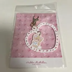 mikko illustrations ゆらゆらキーホルダー ラテちゃん