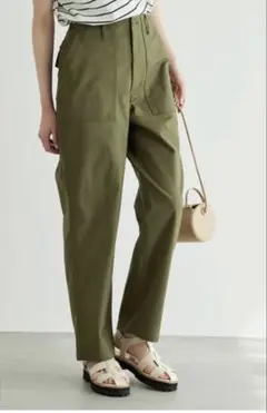 ROPE' PICNIC バックサテンベイカーパンツ カーキ