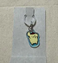 サンリオ　アクリルチャームクリームinスナック ポムポムプリン