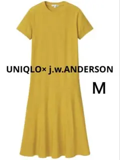ユニクロ×j.w.anderson コットンフレイドヘムロングワンピース　Ｍ