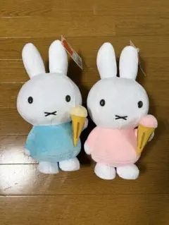 ミッフィー withぬいぐるみ　アイスクリーム 2種セット