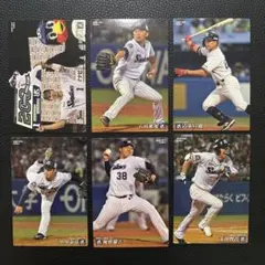 東京ヤクルトスワローズ 選手カード 6枚セット　プロ野球チップス　2020年