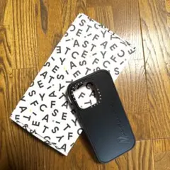 【新品同様】 ケースティファイ シリコケース 黒 iPhone15Pro用