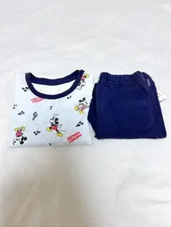 【UNIQLOベビー】春秋パジャマ　ディズニー　ミッキー