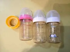 母乳実感哺乳瓶 3本セット 160ml 缶ミルクアタッチメント