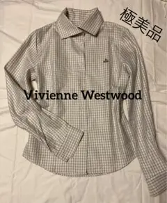 【極美品】Vivienne Westwood 長袖シャツ イタリア製 オーブ刺繍