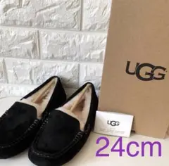 新作✨ ウォータープルーフ UGG アンスレー モカシン ブラック US7